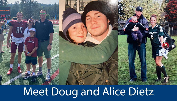 image collage of Doug and Alice Dietz