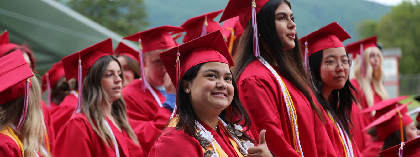 Grads at 2024 commencement