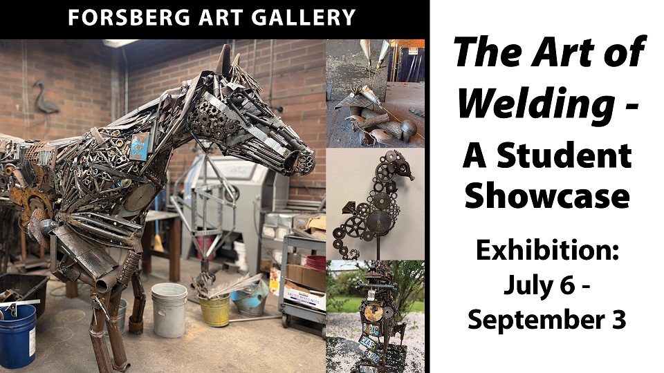 student welding showcase