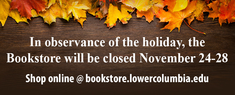 Thanksgiving bookstore closure November 24-28th