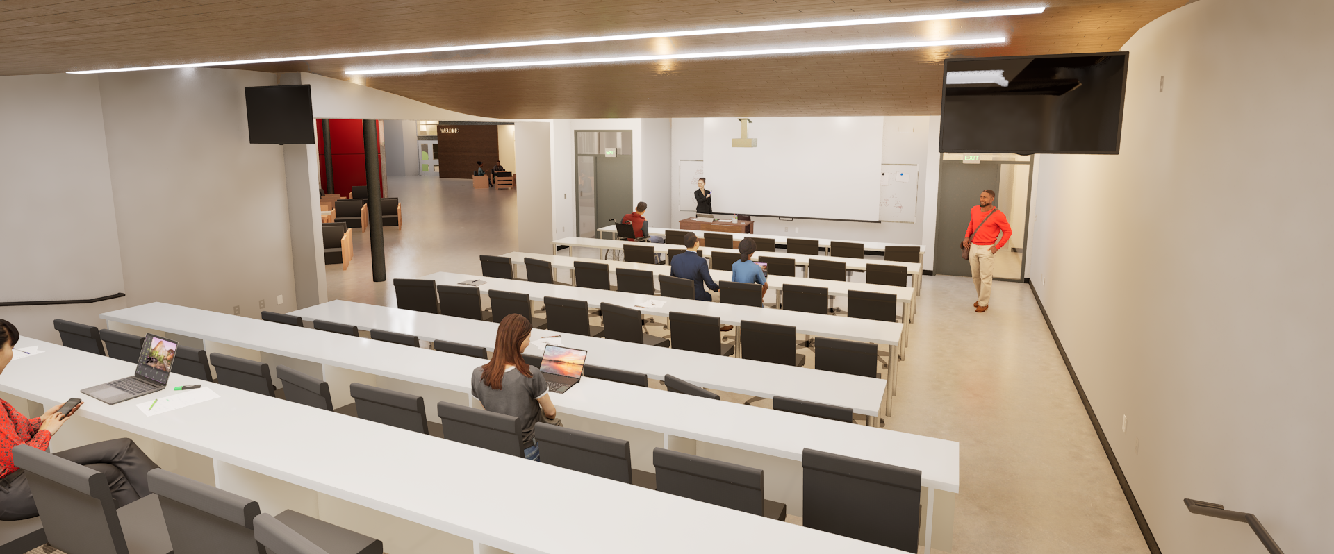 Lower Columbia College Vocational Building Maint Lecture Hall Engineering Mock-up