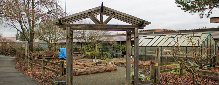 Kelly garden entrance