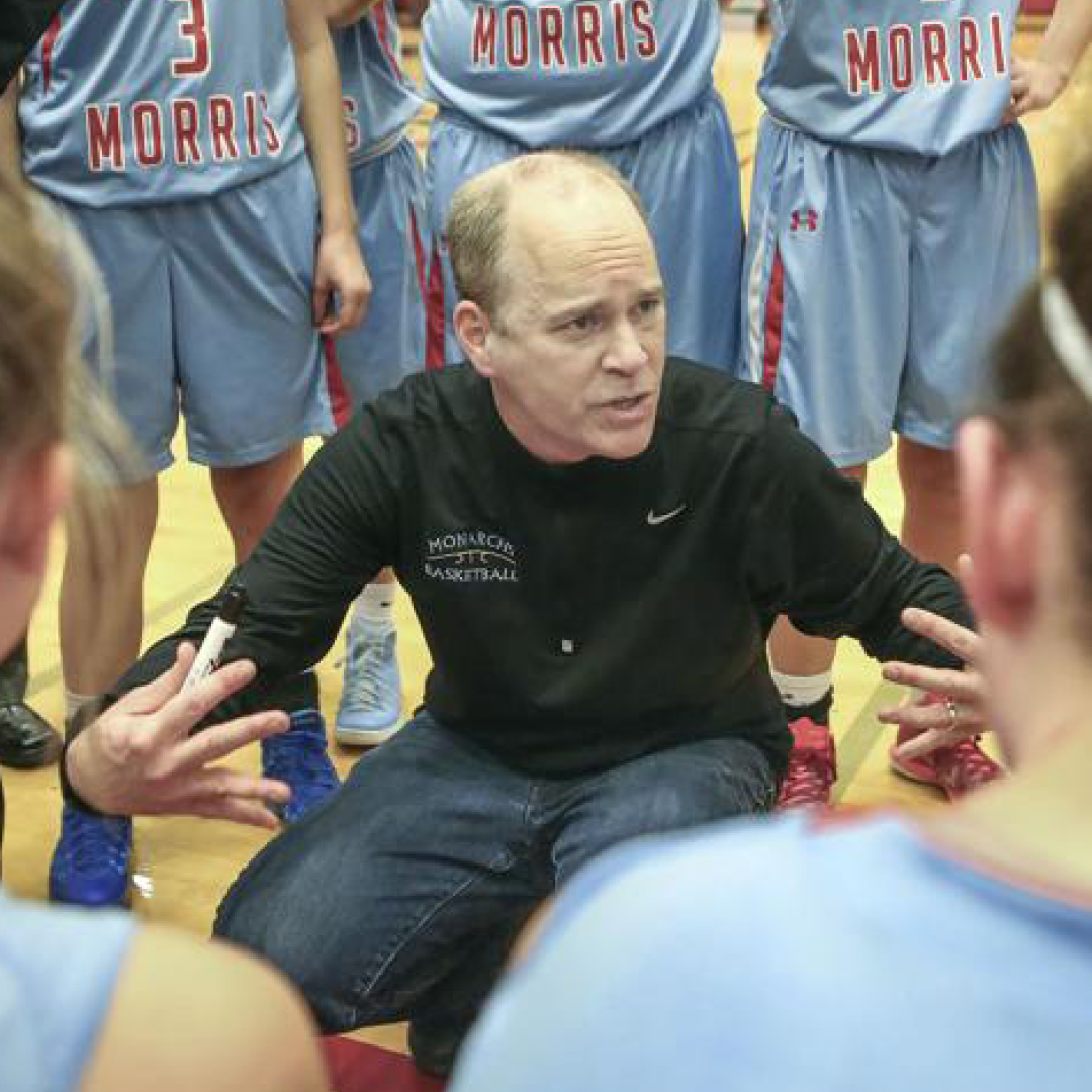 Steve Rooklidge coaching basketball