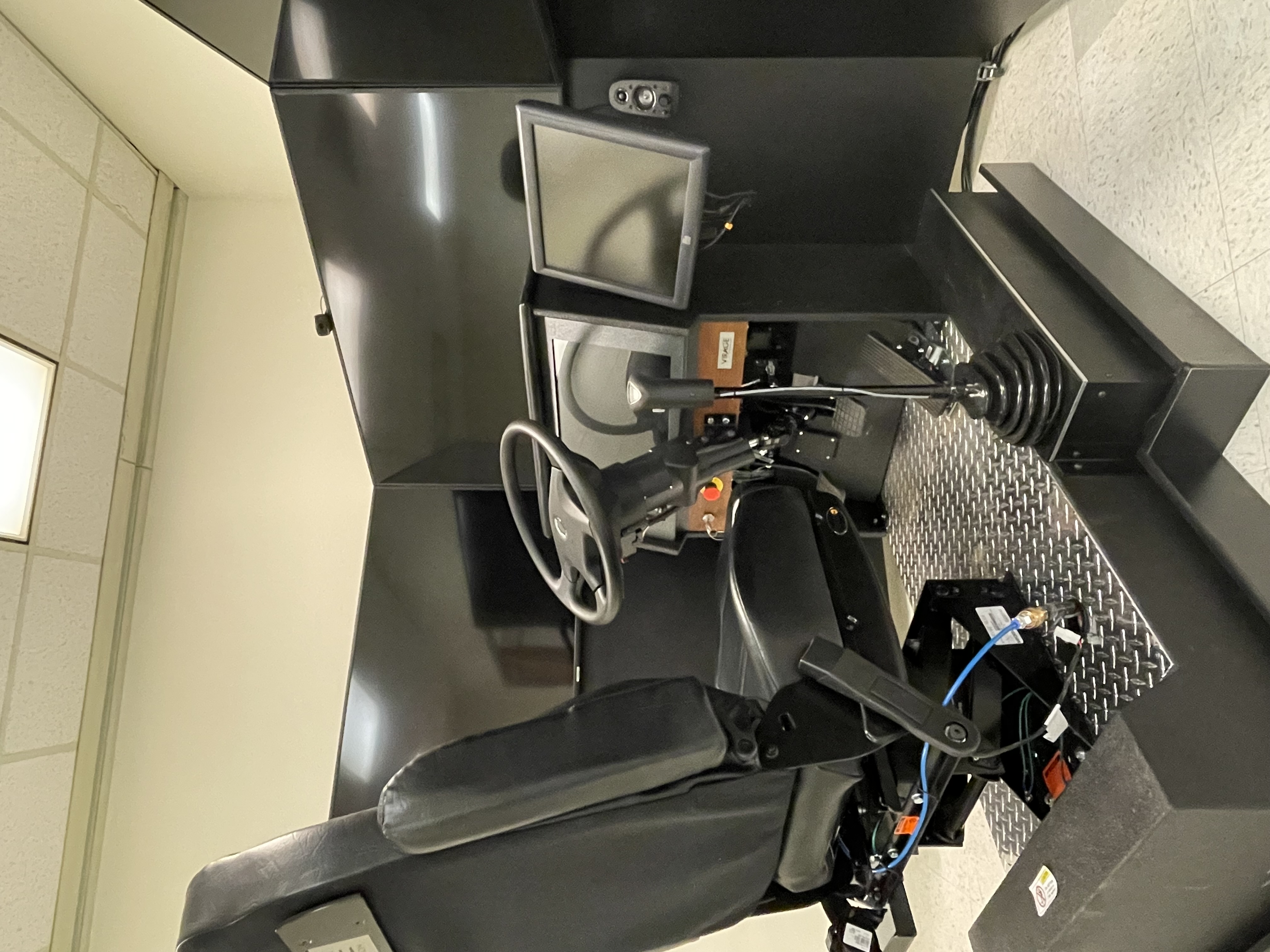A truck driving simulation environment