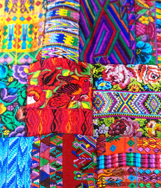 Belizean textiles made of bright colors and fabrics