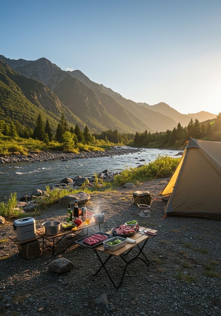 A campsite.