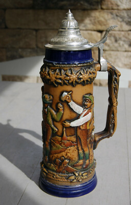 Germany Souvenier, Beer Steins. Decorated mugs made of ceramic or glass and symbolize Germany’s famous beer culture