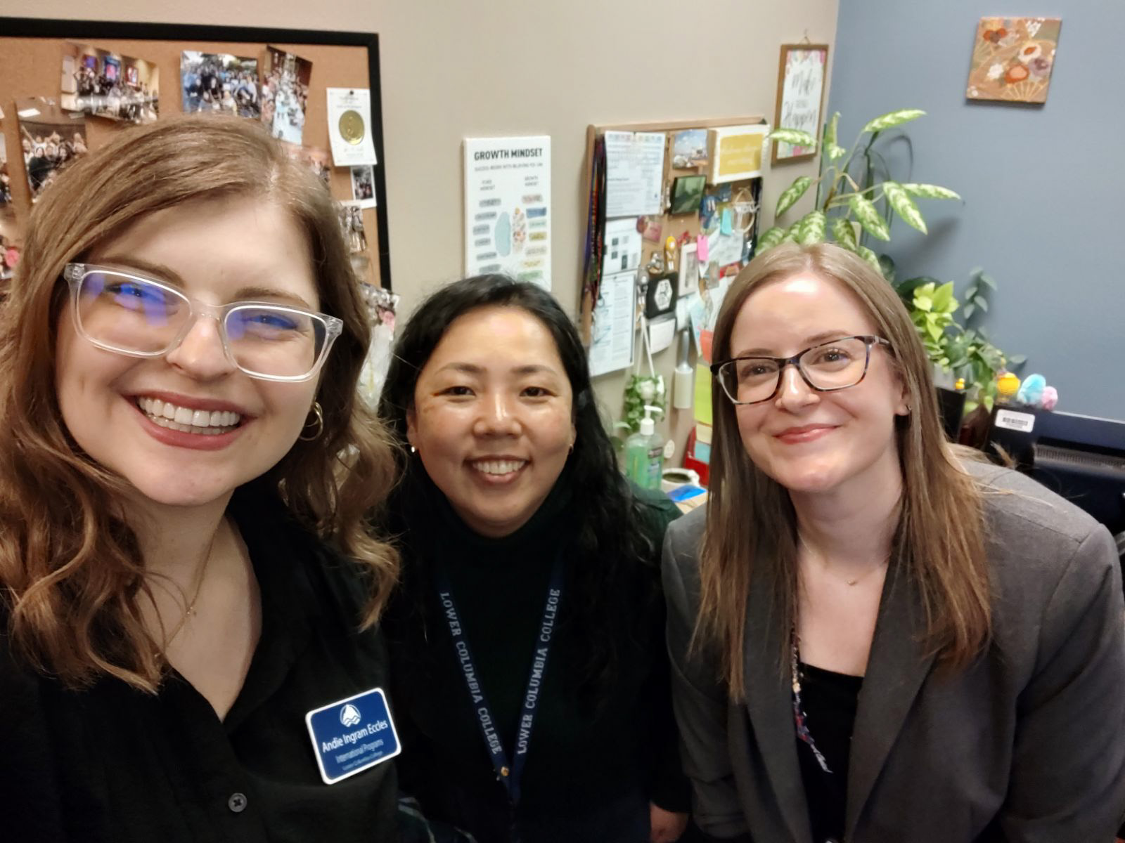 IPO Team From Left to right, Andie, Keiko, Laynara