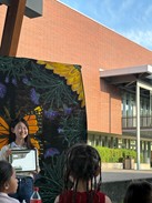 International student receiving and award on multicultural night
