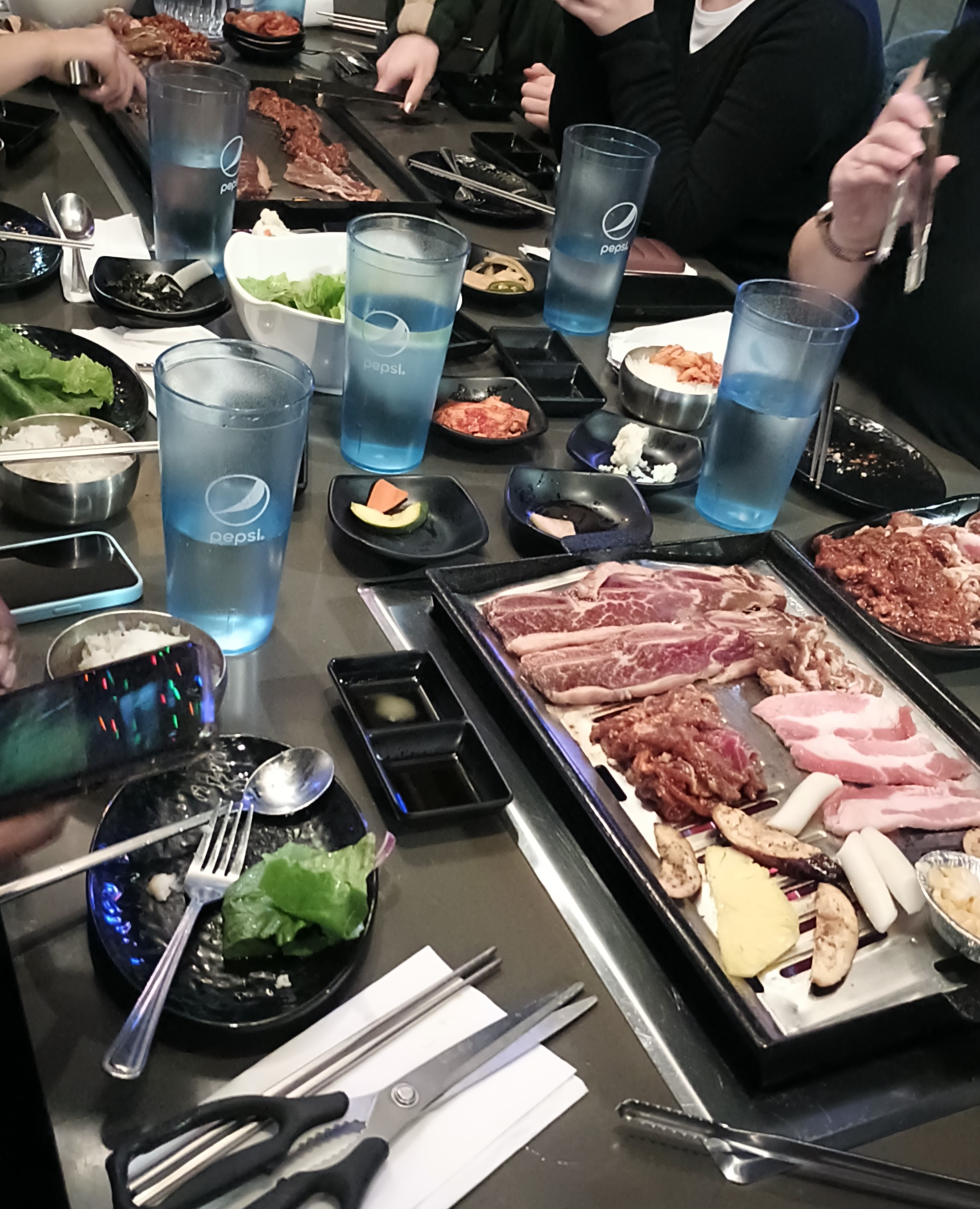 International Club Field Trip to Korean BBQ restaurant in Portland, Oregon