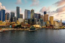 The Seattle waterfront.