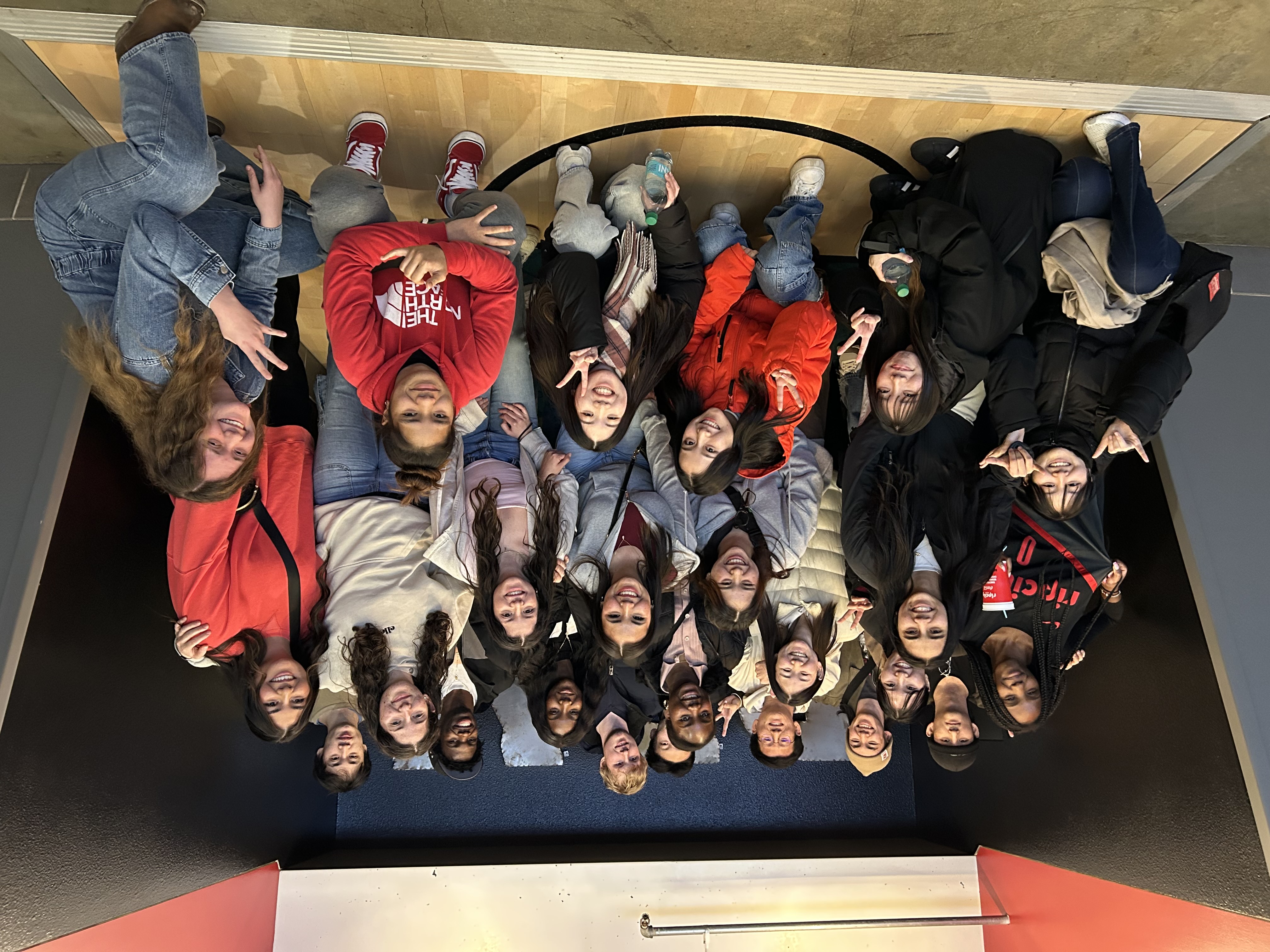 LCC international students and athletes Portland Trailblazers game February 2025
