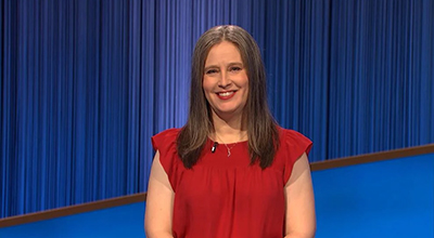 Who is Courtney Shah? The answer is: The longtime Lower Columbia College instructor returning to the international game show “Jeopardy!” Thursday to take on two other high-ranking contestants in a chance to win more money.