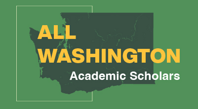 Lower Columbia College students Jaida Barrows, Quiana Daniels, Samantha Deleon, and Nicolas Tinoco were honored at the All-Washington Academic Team ceremony with Governor Jay Inslee at a ceremony in Olympia on April 27.