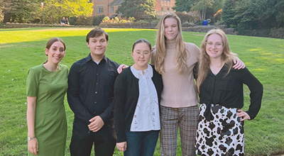 The Lower Columbia College Fighting Smelt Speech & Debate Team finished 3rd place in 2-year college sweepstakes at the Steve Hunt Classic tournament hosted by Lewis & Clark College.