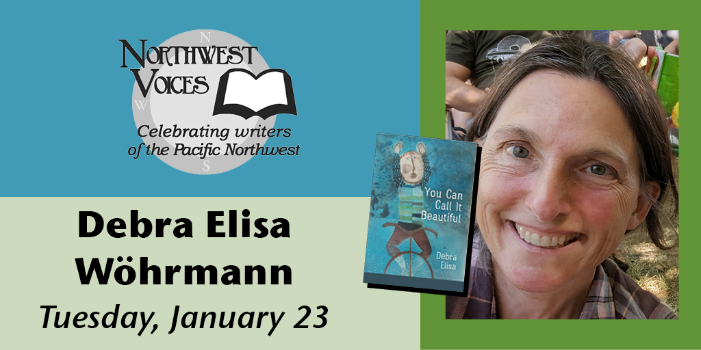 headshot of Debra Wohrmann. Northwest voices event January 23rd.