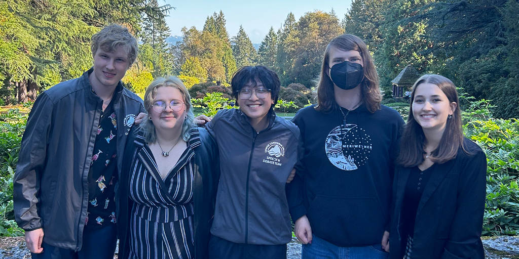 Lower Columbia College Fighting Smelt Team at the Northwest Forensics Conference