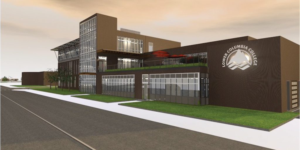 New LCC Vocational building digital rendering