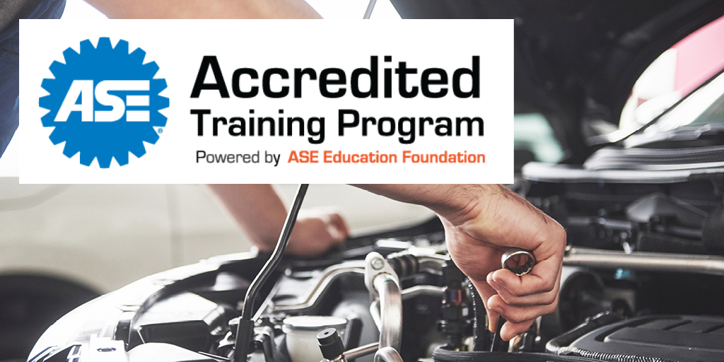 automotive technology acreditation recognition from ASE Education Foundation