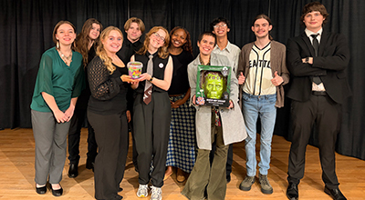 The Lower Columbia College Fighting Smelt Speech and Debate Team won 2nd place in the overall team sweepstakes and was the top community college at the Clark and Rae Peters Invitational tournament hosted by Pacific University.