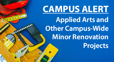 As we enter the 2026–2027 academic year, several major improvements are kicking off across campus. These projects are scheduled to run through 2027.